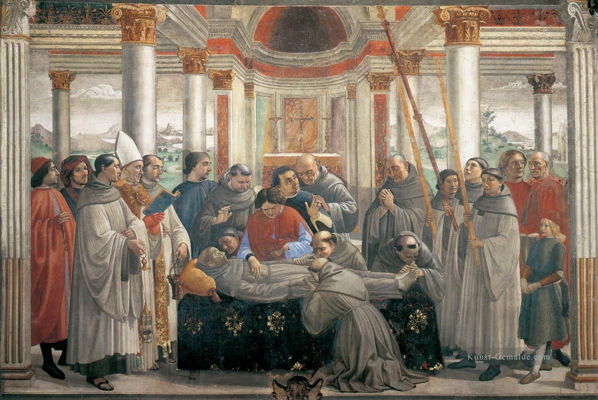 Obsequies Of St Francis Florenz Renaissance Domenico Ghirlandaio Ölgemälde